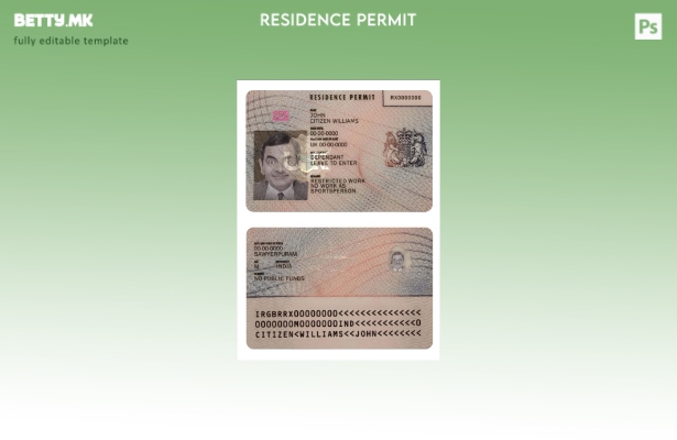 модерен стил Обединетото Кралство престојувал.шаблон за дозвола